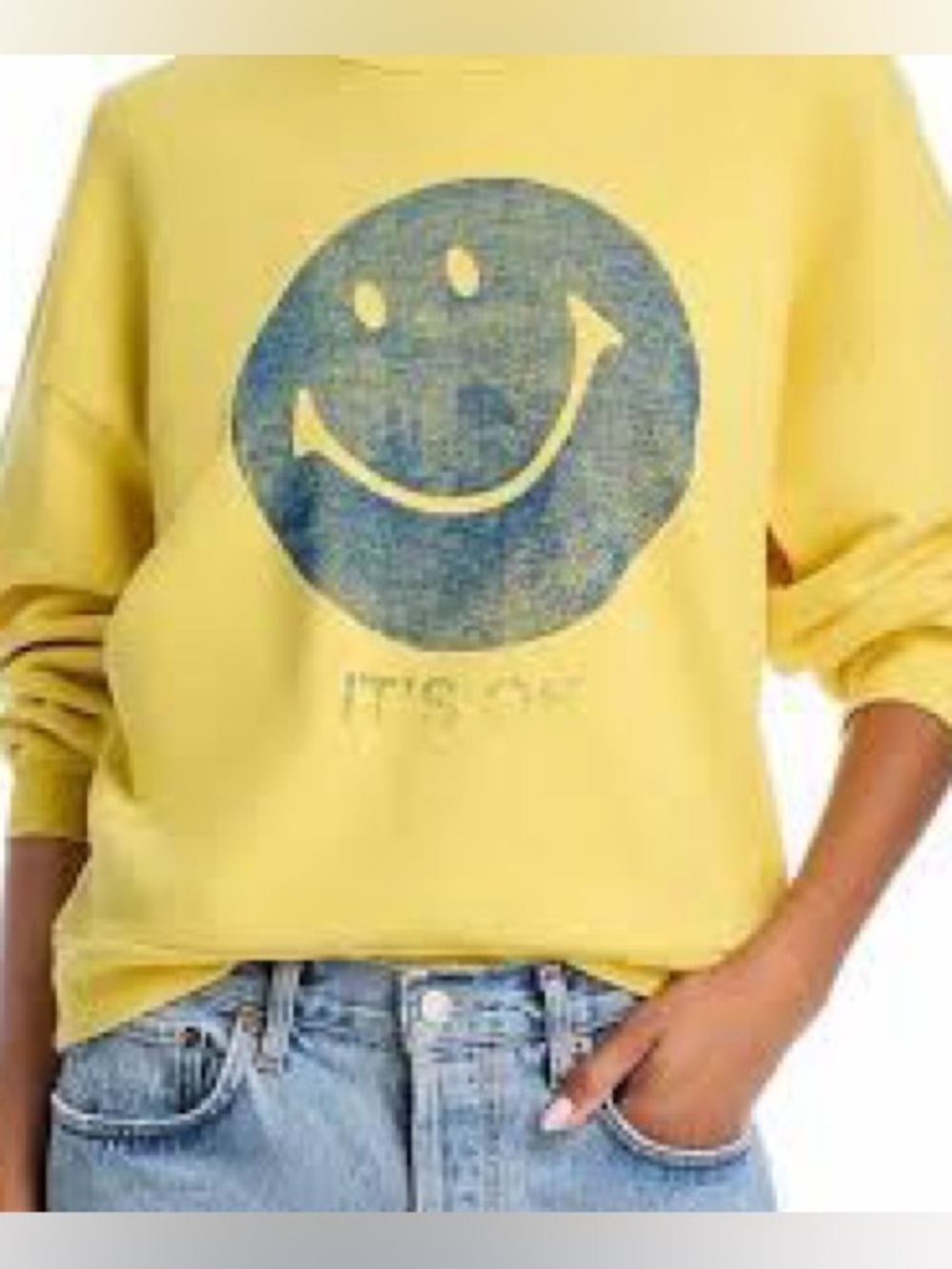 Mother yellow graphic It’s ok sweatshirt